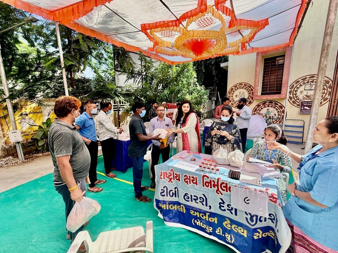 Support camp under the National TB Elimination Programme